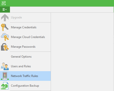 Optimize the Veeam preferred network backup initialization speed